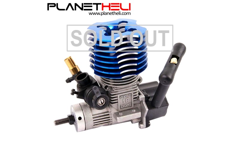 Taiwan Vertex VX18 Nitro Engine with Pull Starter for RC Car 1:10 Buggy, Monster and Truggy